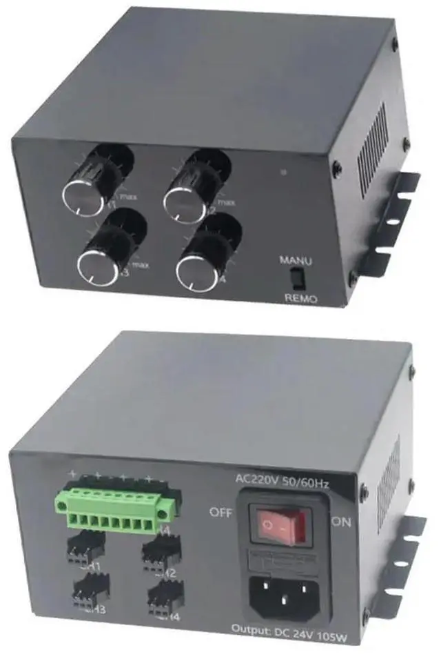 Alt view image 2 of 2 - Four-channel, Four-channel Vision Light Source Controller with Strobe External Trigger Signal