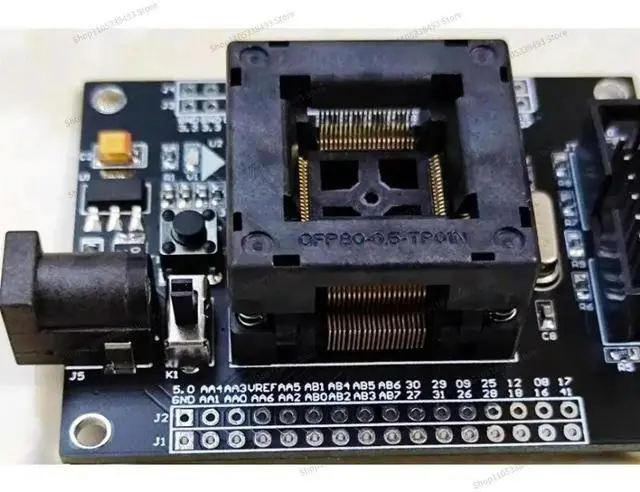 Alt view image 2 of 3 - For TMS320F28035 LQFP80 IC Test Block Programmer for Production Type