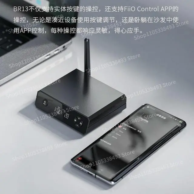 Alt view image 3 of 3 - For Small Bluetooth Receiver HiFi Audio Converter Mobile Phone Connected Speaker Power Amplifier