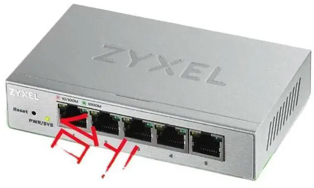 Main image of Zyxel Gs1200-5 Web-managed 5-port Gigabit Ethernet Switch