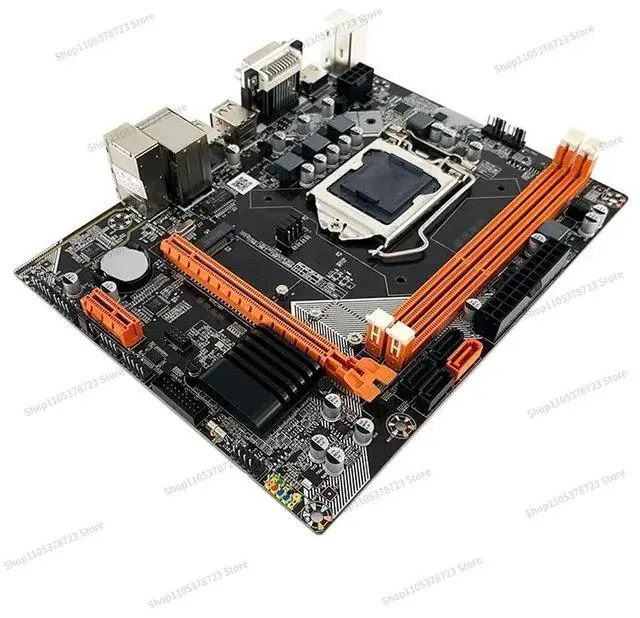 Alt view image 2 of 3 - For B75-1155 DDR3 M.2 Gigabit DVI/VGAHDMI Full Interface Game Computer Main Board PS2 2pcs