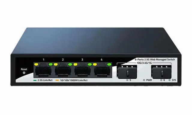 Main image of 2.5G Switch Traffic Mirroring VLAN Ethernet Packet Capture IPTV Source High-speed Switching Support SFP Optical Port