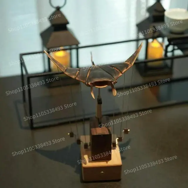 Alt view image 3 of 3 - For Handmade Desktop Ornaments Home Birthday Gifts Solid Wood Creative Toys Valentine's Day Year