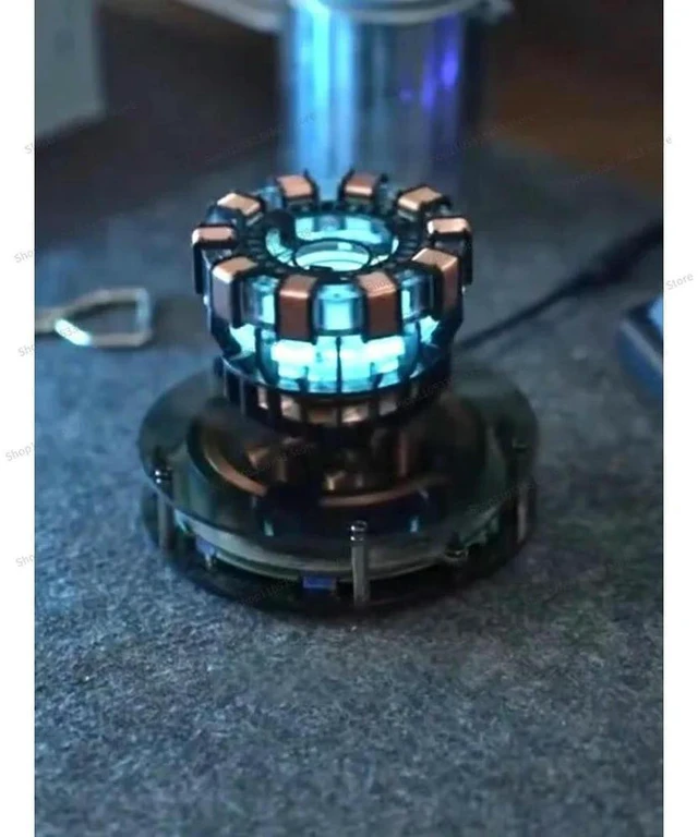 Alt view image 3 of 3 - For Maglev Iron Man, Reactor Core Office Creative Tabletop Ornament Boys' Birthday Gift