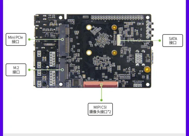 Alt view image 3 of 3 - Wildfire Luban Cat 2 Development Board, Single-Board Computer, Image Processing, RK3568, AI Motherboard, Linux Server