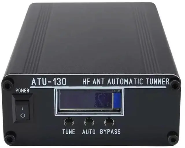 Main image of ATU-130 1.8-50MHz 200W Micro Short Wave Automatic Antenna Tuner OLED Display Screen