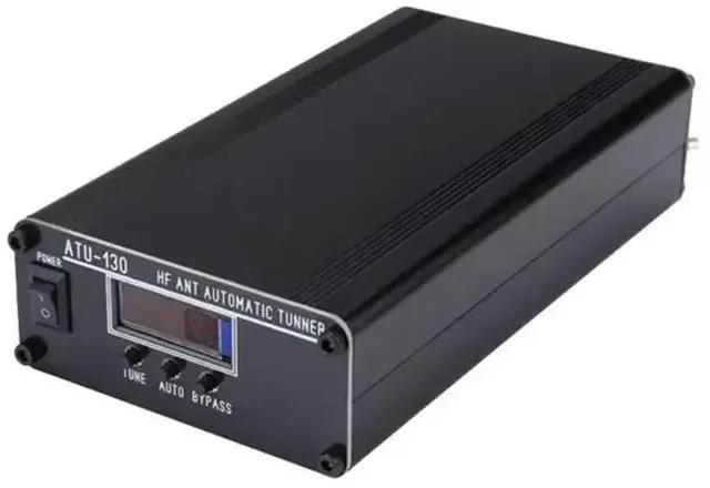 Alt view image 2 of 3 - ATU-130 1.8-50MHz 200W Micro Short Wave Automatic Antenna Tuner OLED Display Screen