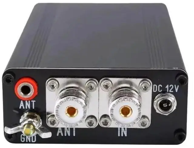 Alt view image 3 of 3 - ATU-130 1.8-50MHz 200W Micro Short Wave Automatic Antenna Tuner OLED Display Screen