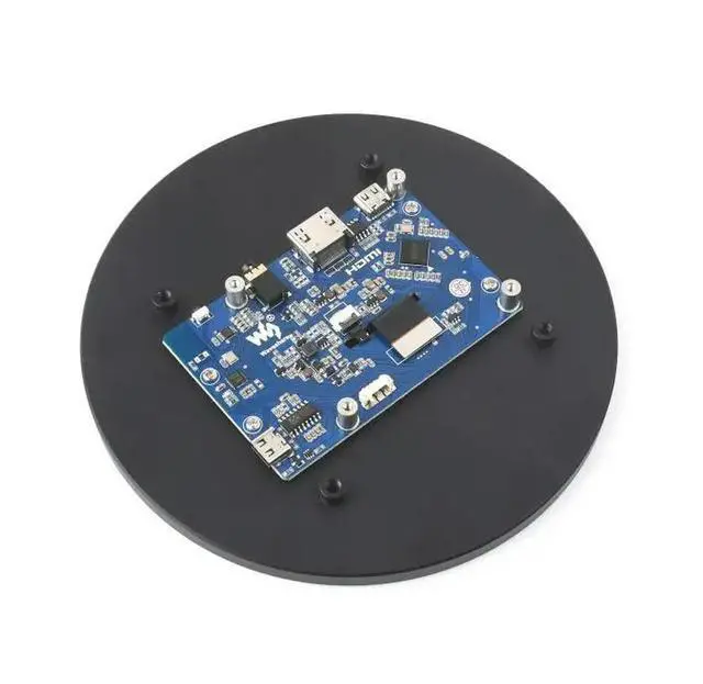 Alt view image 3 of 3 - 5inch HDMI Round Touch Display, 1080 × 1080, IPS, 10-Point Touch, Optical Bonding Toughened Glass Panel LCD