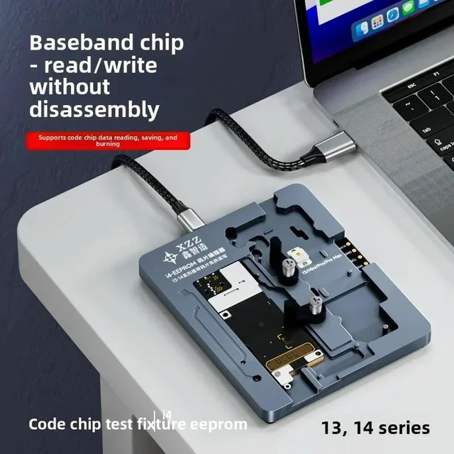Alt view image 2 of 3 - XXZ i4 baseband chip removable for 13/14 read and write test rack data repair instrument programmer