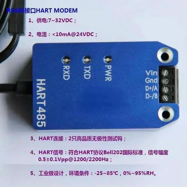 Alt view image 2 of 3 - Rs485 Interface Hart Converter, /Modem, Hart Protocol Handheld Device
