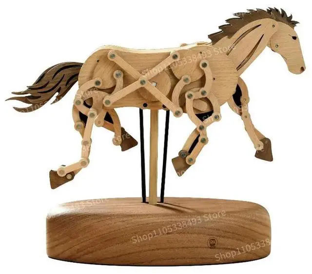 Main image of For Creative Year of The Dragon Gifts Wooden Dragons, Ornaments, Wooden Mechanical Dragon Boats