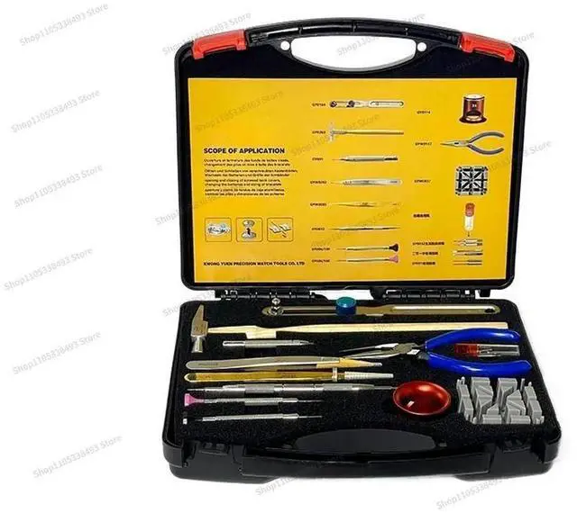 Main image of For Watch Repair Toolbox Watch Repair Combination Toolkit Set Watch Repair Tools Full Set Remove Strap Open Cover