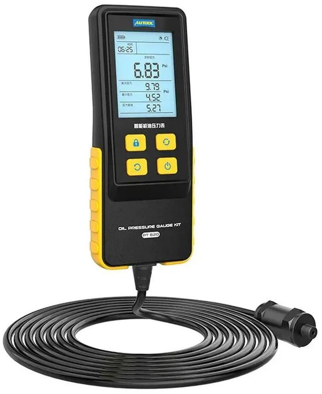 Alt view image 2 of 3 - AUTOOL PT620 Auto Repair Electronic Oil Pressure Gauge, Car Engine Oil Pressure Detection Digital Display Instrument