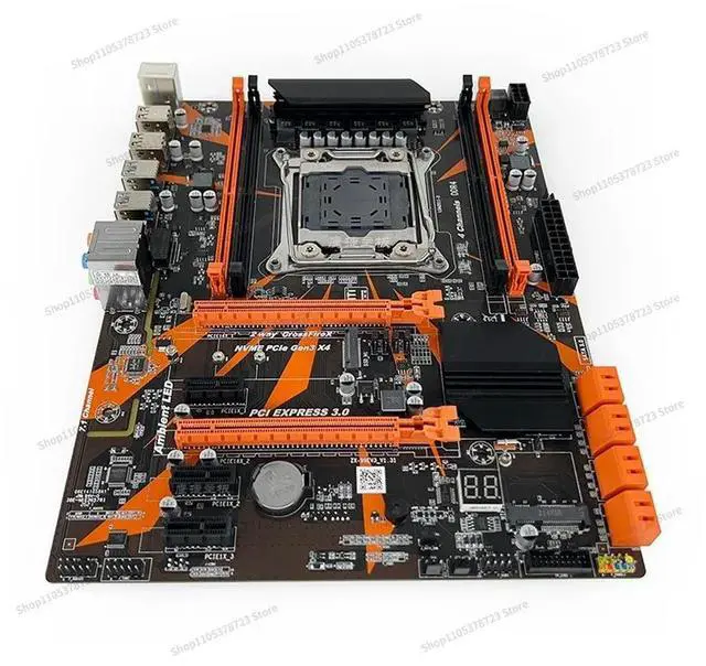 Alt view image 3 of 3 - For X99-D4 2011-v3 Main Board Chassis Supports Desktop ECCDDR4 Ultra X79 E5-2680V3 2-piece Package