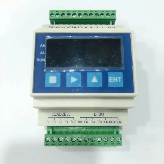 Main image of Rail-mounted Weighing Force Measurement Control Display Instrument Output RS485 Signal Modbus Protocol Transmission Output