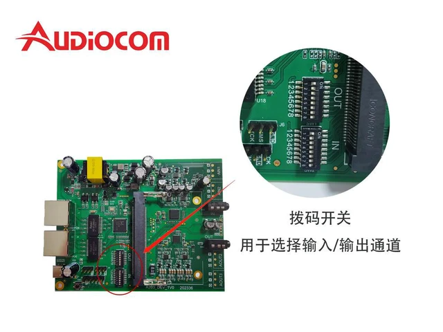 Alt view image 2 of 3 - Audiocom A203 Evaluation Board Suitable for A264/A203/B203 Supports PoE/USB Power Supply