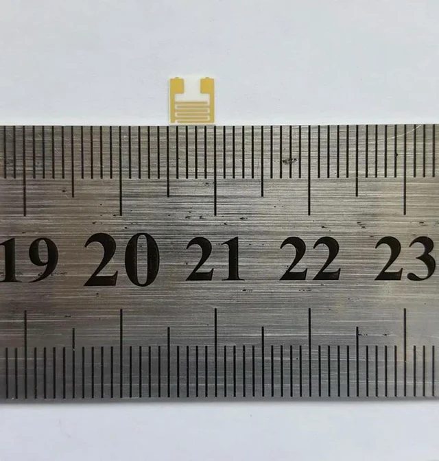 Alt view image 3 of 3 - 5mmX5mm interdigital gold electrode capacitance array ceramic circuit biogas humidity sensor chip scientific research