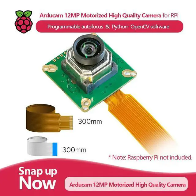 Main image of Arducam 12MP 477P Motorized Focus Camera for RPI