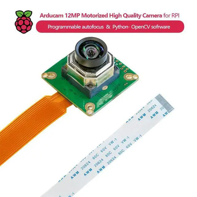 Alt view image 3 of 3 - Arducam 12MP 477P Motorized Focus Camera for RPI
