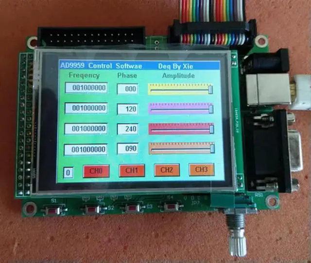 Main image of AD9959 Multi-channel DDS Module STM32/GD TFT Color Screen Touch Screen Rotary Encoder Control