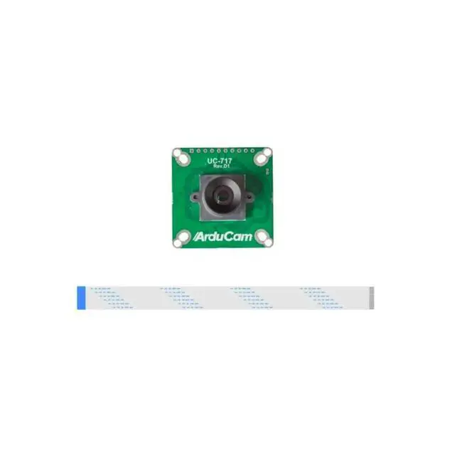 Alt view image 2 of 3 - Arducam IMX296 1.58MP Mono Global Shutter Camera, M12 Lens Raspberry Pi Machine Vision Module