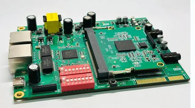 Alt view image 3 of 3 - Audiocom Module Evaluation Verification Board, Supports A203 Module,Supports POE Power Supply