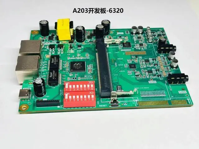 Main image of Audiocom Module Evaluation Verification Board, Supports A203 Module,Supports POE Power Supply