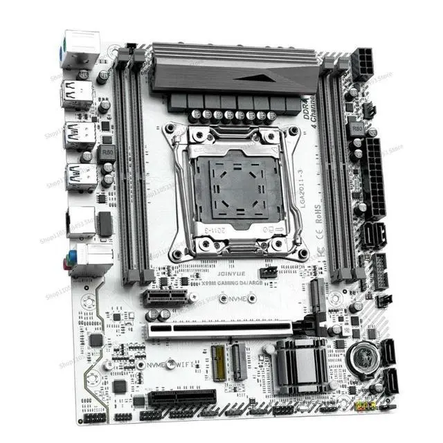 Alt view image 3 of 3 - For X99M D4/ARGB Main Board 4 Channels DD4R Support 128G Main Board 2