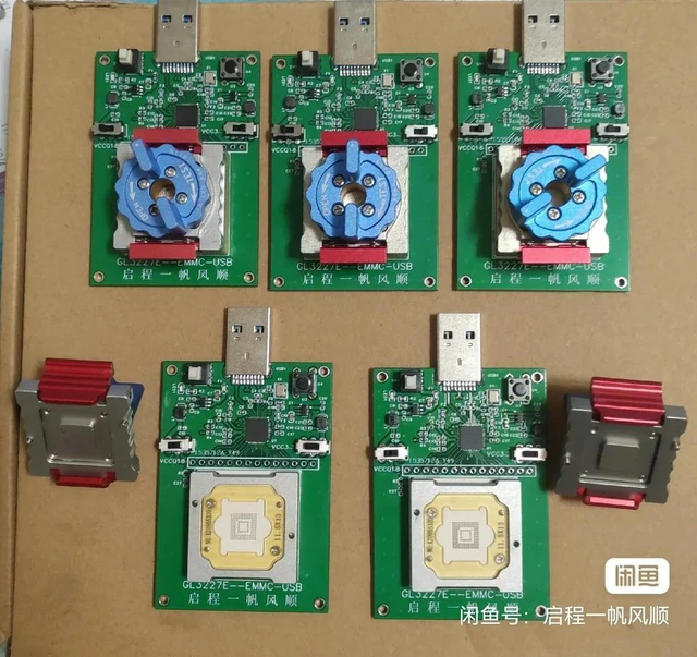 Alt view image 2 of 3 - EMMC Test Socket BGA153 to USB 3.0, Main Controller is GL3227E, Supports HS400 Mode
