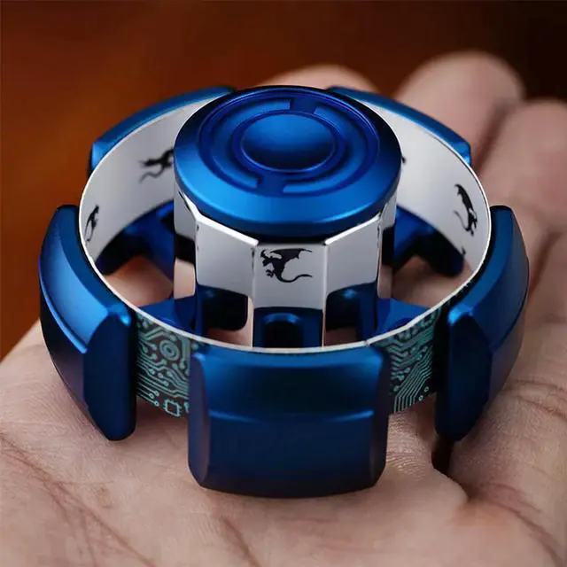 Main image of For Fingertip Gyro Titanium Alloy Adult Decompression Black Technology Toy