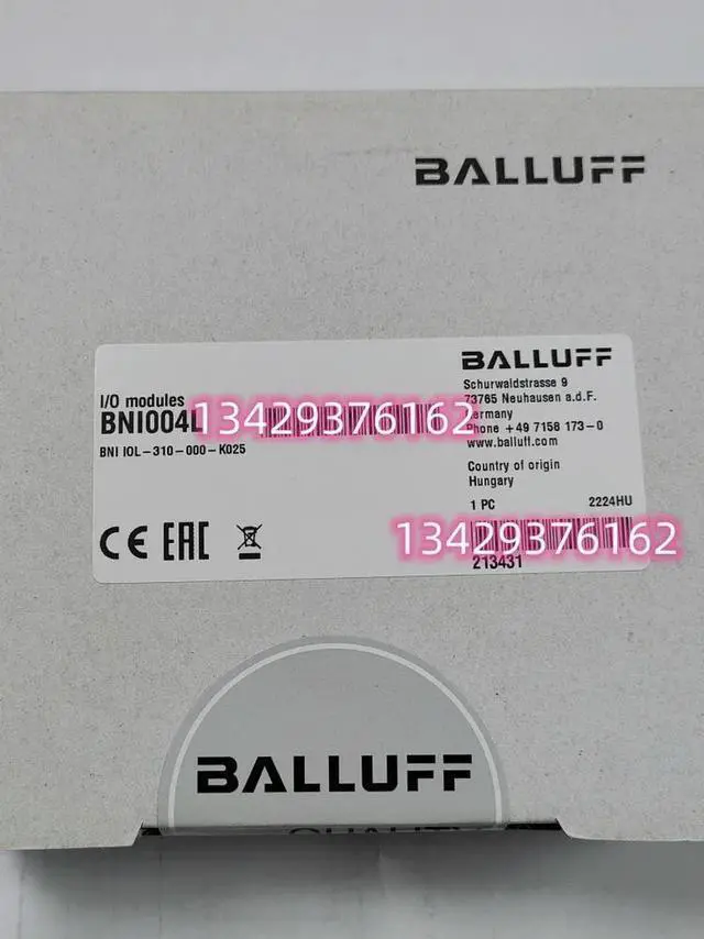 Main image of Germany BALLUFF BNI004L BNI IOL-310-000-K025 Spot Hub