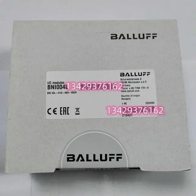 Alt view image 3 of 3 - Germany BALLUFF BNI004L BNI IOL-310-000-K025 Spot Hub