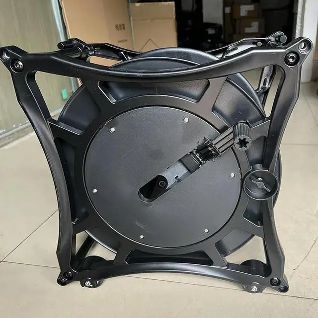 Alt view image 2 of 3 - Aluminum Alloy Mobile Network Car Speaker Cable Audio Cable RJ45 Car with Pulley Hand Crank Car