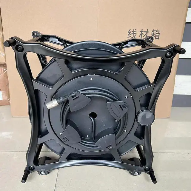 Alt view image 3 of 3 - Aluminum Alloy Mobile Network Car Speaker Cable Audio Cable RJ45 Car with Pulley Hand Crank Car