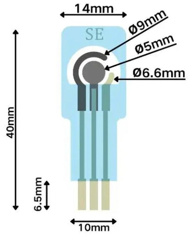 Alt view image 3 of 3 - HY-PC301 Screen-printed Carbon Electrode - Three Working Electrodes - Electrochemical Sensor SPEC