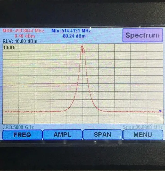 Alt view image 2 of 3 - Spectrum Network Divider Signal Source Tracking Source 35-4400MHz Amplitude Bandwidth Frequency Full Touch Screen tinySA Upgrade