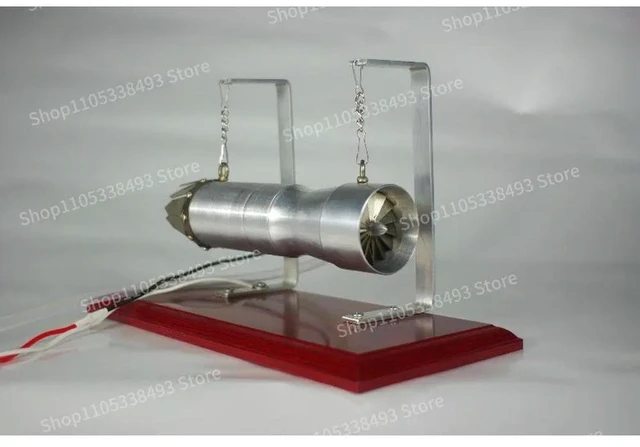 Alt view image 3 of 3 - For Aircraft Engine Turbojet Engine Model Fuel Coal Oil Can Be Started