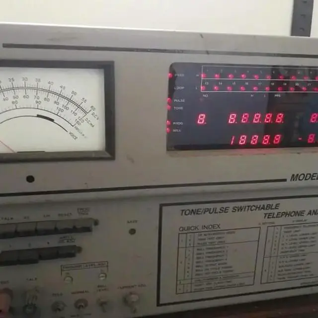 Alt view image 2 of 3 - Telephone Analyzer, MODEL 1076-A Telephone Analyzer, Telephone Tester