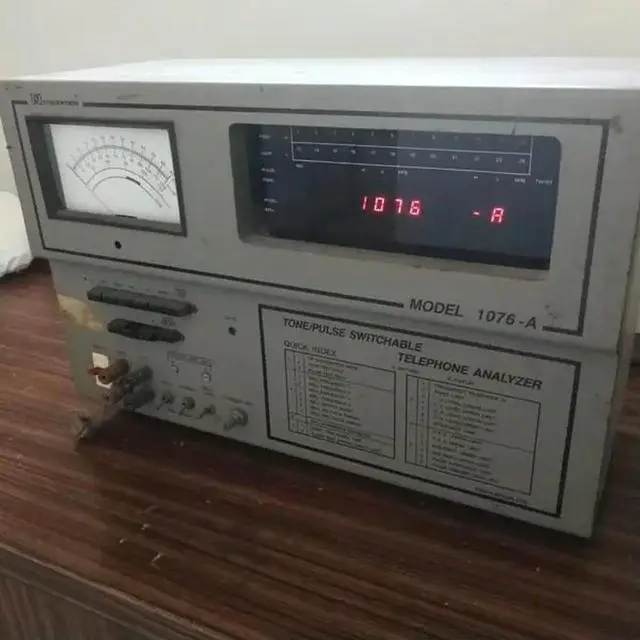 Alt view image 3 of 3 - Telephone Analyzer, MODEL 1076-A Telephone Analyzer, Telephone Tester