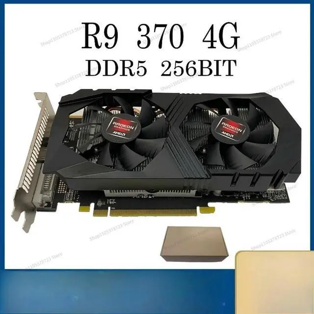 Alt view image 3 of 3 - For R9 370 4GB DDR5 256BIT PUBG Blade and Soul Game Graphics Card Independent Computer Graphics Card Foreign Trade 2pcs