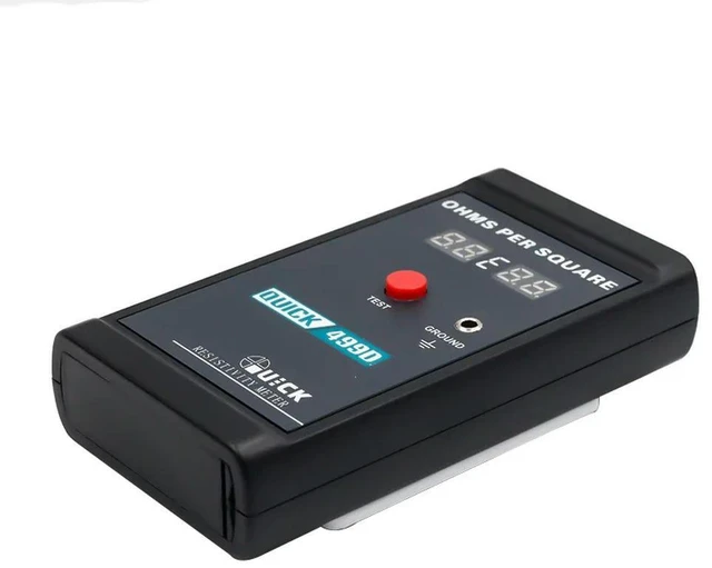 Alt view image 2 of 3 - QUICK 499D Digital Display Electrostatic Surface Resistance Tester,Resistance Tester Instrumentation
