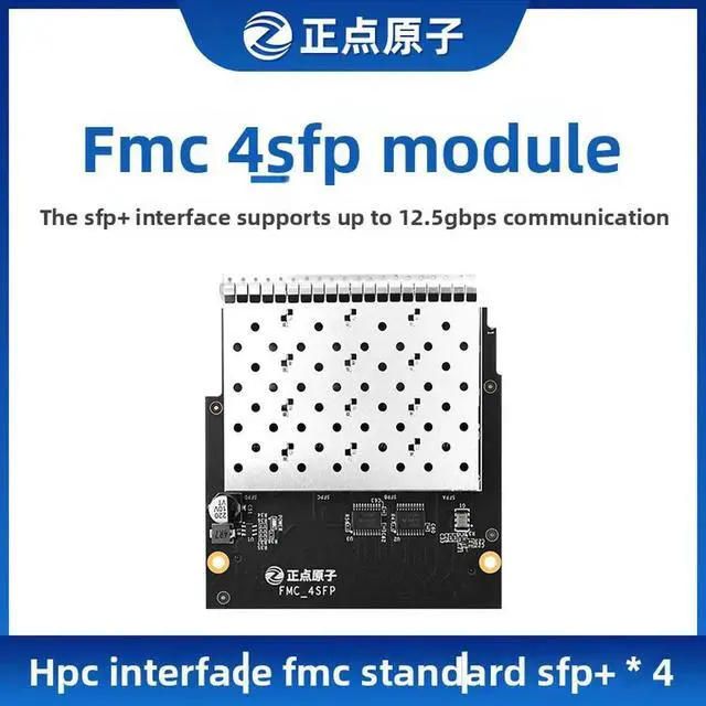 Alt view image 2 of 3 - FMC_4 Four-Port Module ATK-MO4SFP 4-Way SFP Fiber Optic Interface Module FMC Subcard