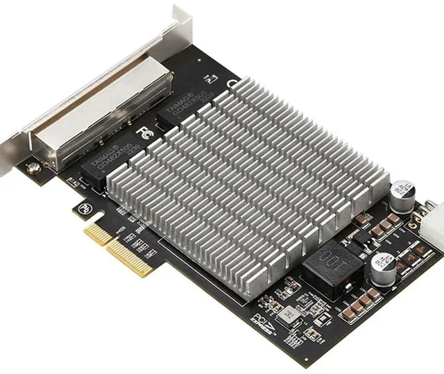 Alt view image 3 of 3 - Industrial-grade 2.5G Gigabit 4-port PoE Network Card, Industrial Camera Image Acquisition External Power Supply