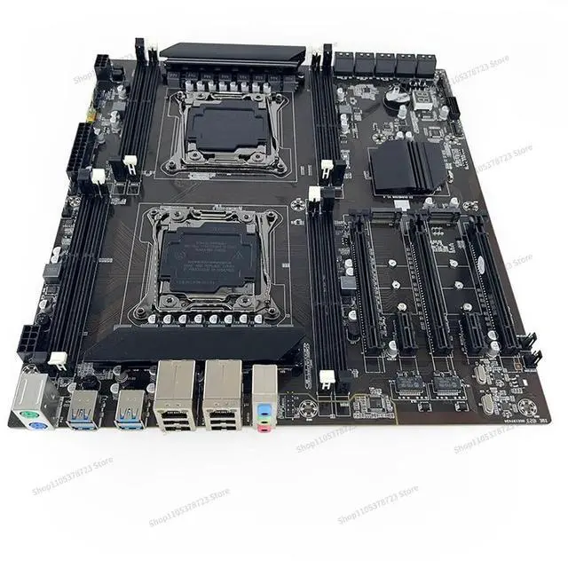 Alt view image 2 of 3 - For Dual X99 Main Board DDR3 2011-3 Desktop Server 2678V3 E5 2676v3 ECC 2pcs
