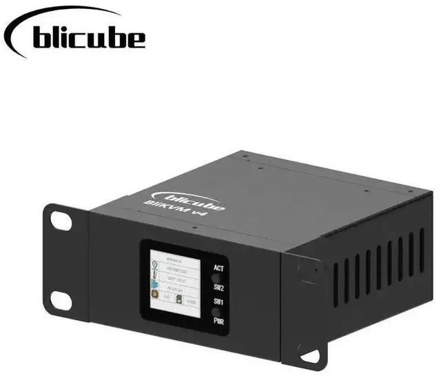 Alt view image 2 of 2 - Blikvmv4 Allwinner Kvm Over Ip Poe Loop Out Remote Control Operation and Maintenance Ipkvm