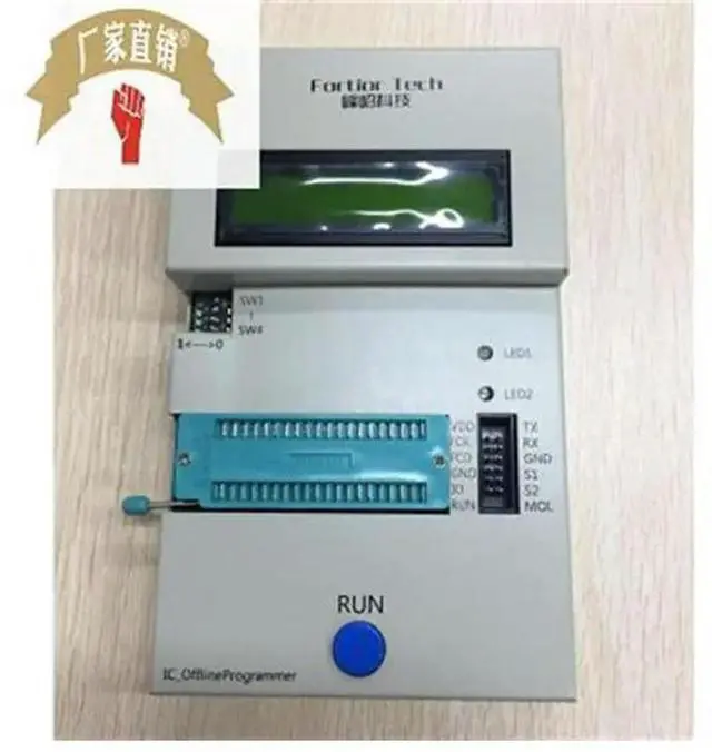 Alt view image 2 of 3 - Fortior Tech Burner FU68XX Series MCU Programmer/Offline Download Tool