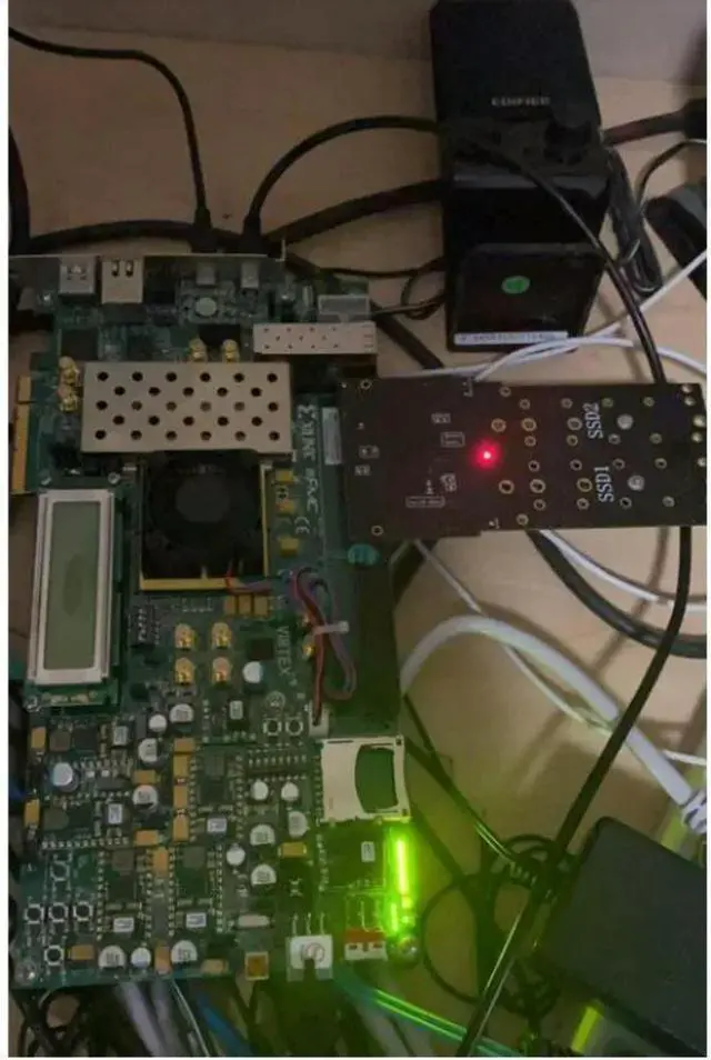 Alt view image 3 of 3 - FPGA Drive FMC nvme SSD high-speed development supports 2 M.2