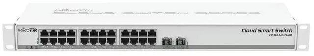 Alt view image 2 of 3 - Mikrotik CSS326-24G-2S+RM 24 Ports Two SFP+ Ports Gigabit Ethernet Switch