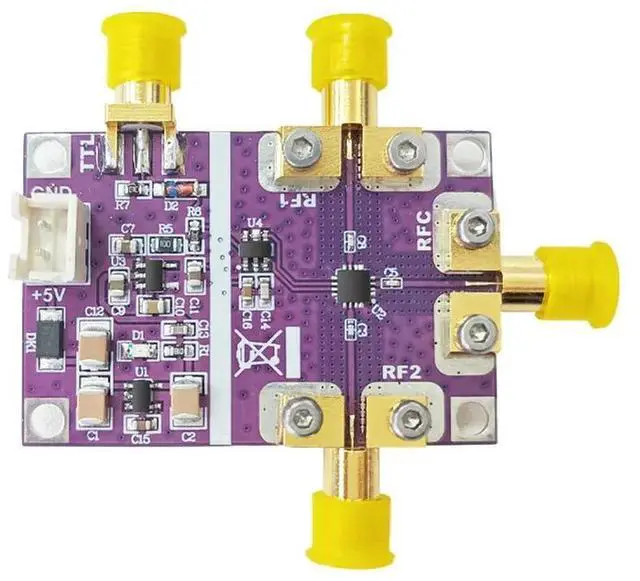 Main image of HMC547 RF switch module 20GHz bandwidth signal switching SPDT switch, low insertion loss and high isolation